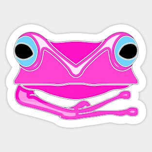 peace frog Sticker